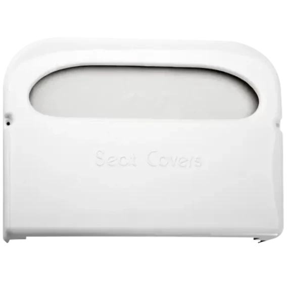 Dispensador papel cobertor wc blanco
