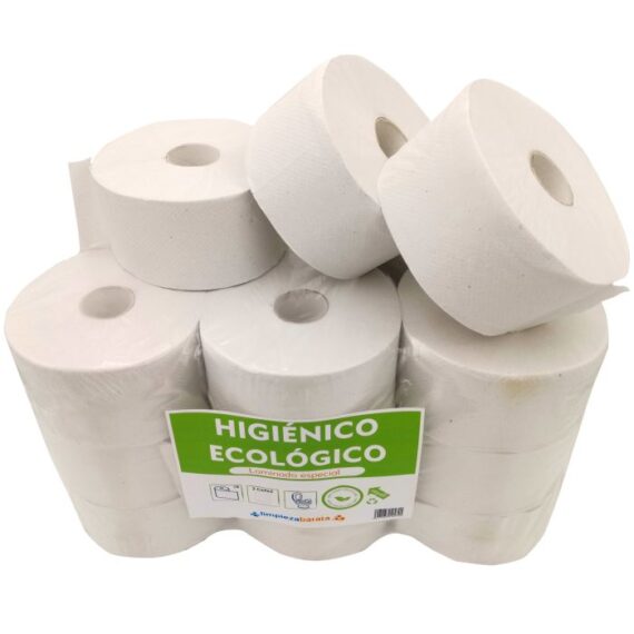 Papel Higiénico Ecológico - pack 18 unidades - tubo 45mm.